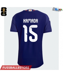Günstige Japan Daichi Kamada #15 Heimtrikot WM 2026 Kurzarm